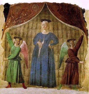  italiano Pintura al %C3%B3leo - Madonna Del Parto Humanismo renacentista italiano Piero della Francesca